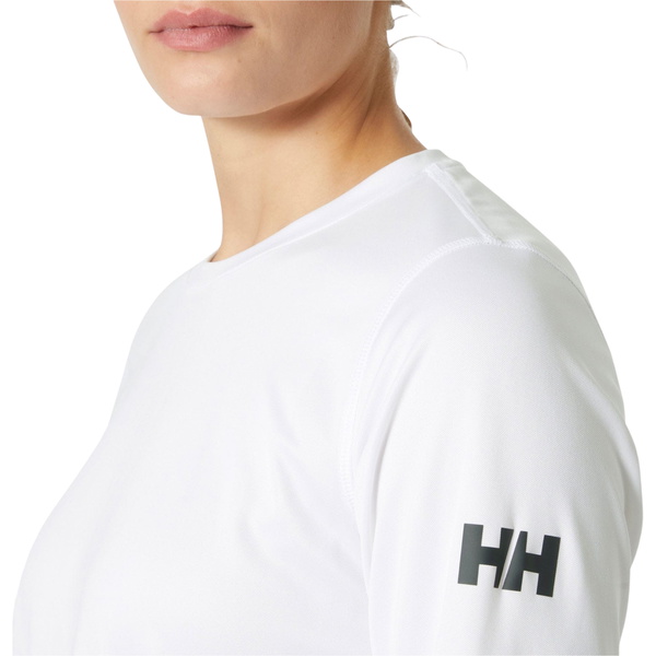 2026 Helly Hansen Womens Tech Crew Long Sleeve 2.0 49579 - White